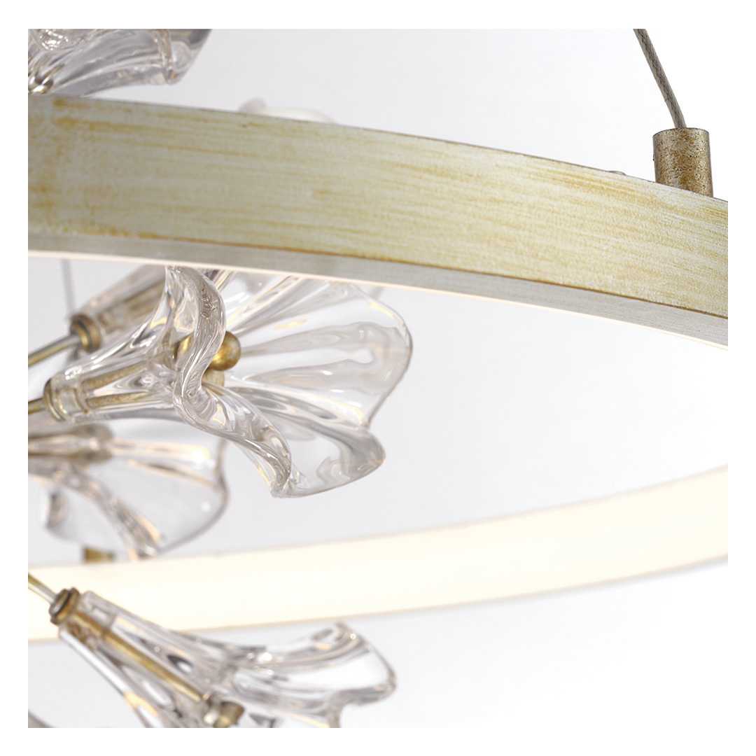 Clayton 43" Wide LED Ring Chandelier