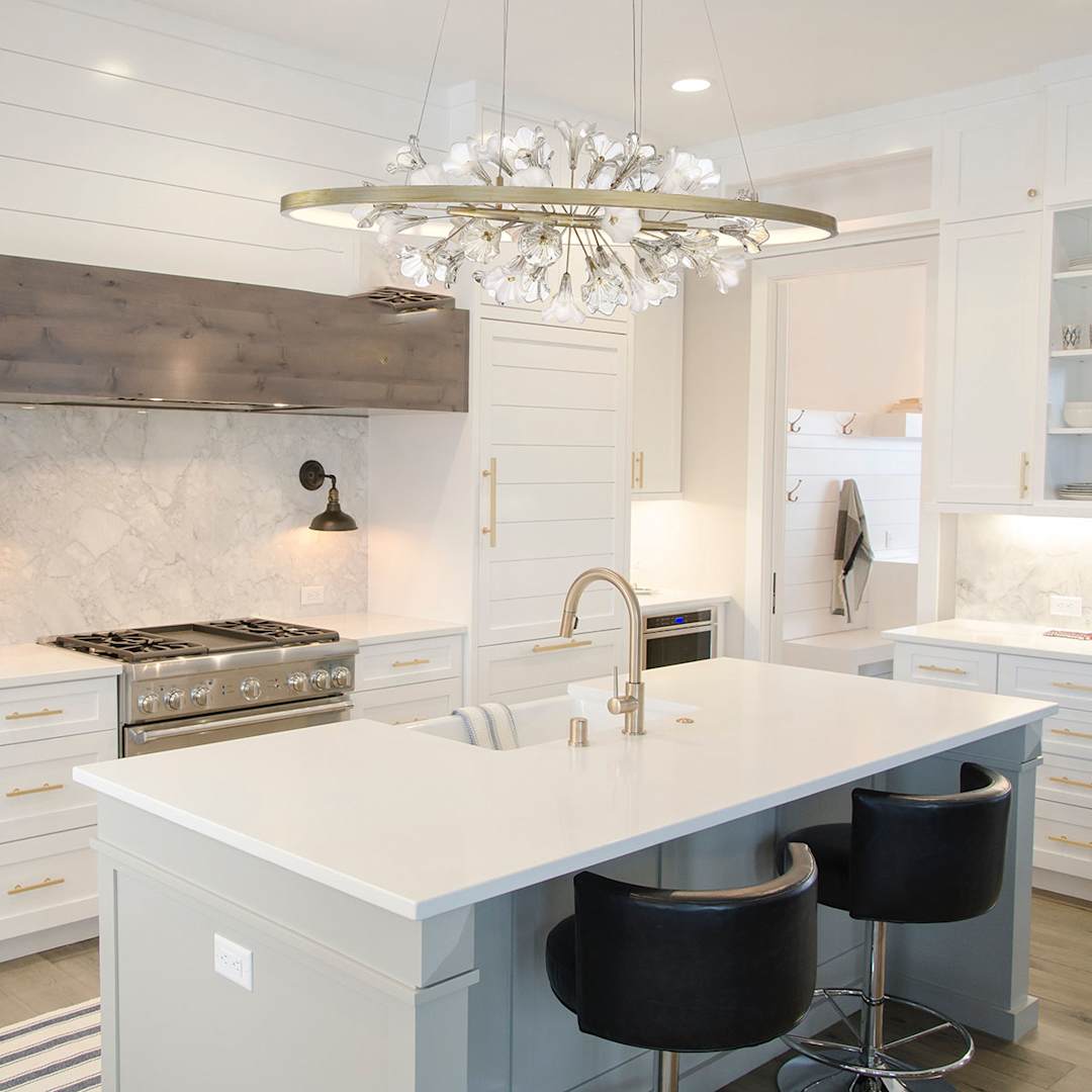 Clayton 43" Wide LED Ring Chandelier