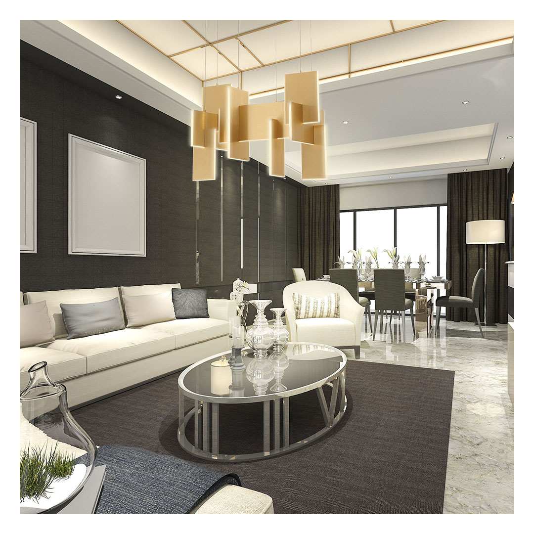 Coburg 9 Light 33" Wide LED Chandelier