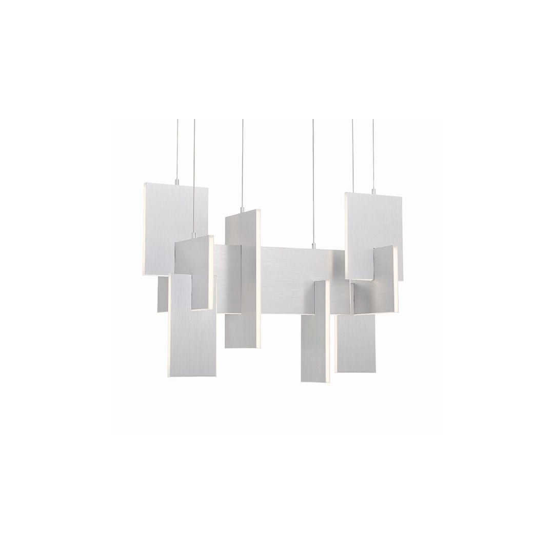 Coburg 14" Wide LED Linear Chandelier