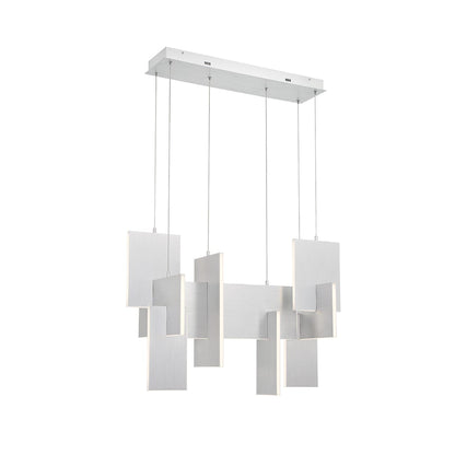 Coburg 14" Wide LED Linear Chandelier