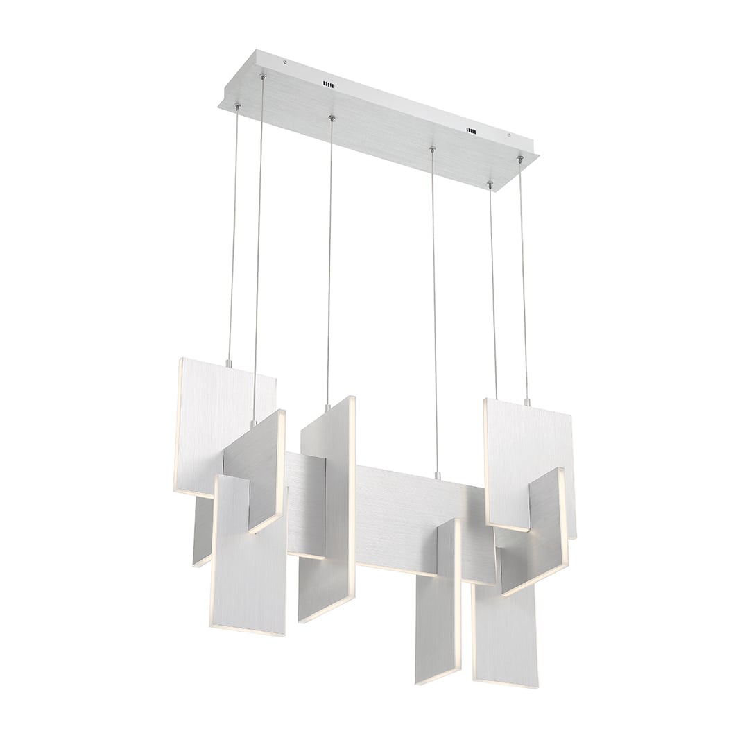 Coburg 14" Wide LED Linear Chandelier