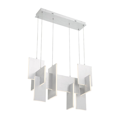 Coburg 14" Wide LED Linear Chandelier