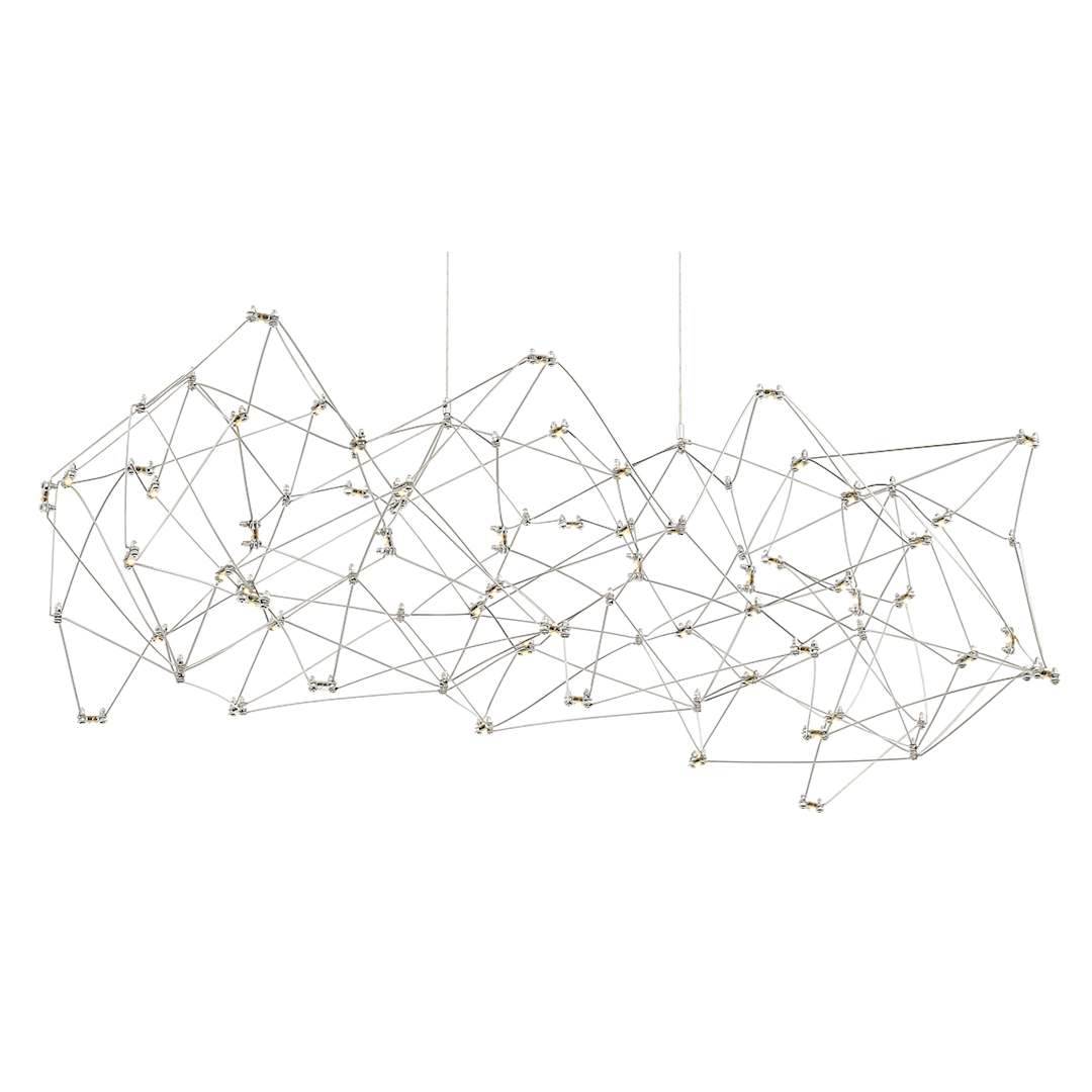 Leonardelli 48" Wide LED Abstract Chandelier