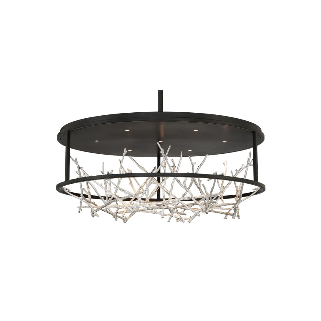 Aerie 31" Wide LED Abstract Drum Chandelier