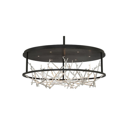 Aerie 31" Wide LED Abstract Drum Chandelier