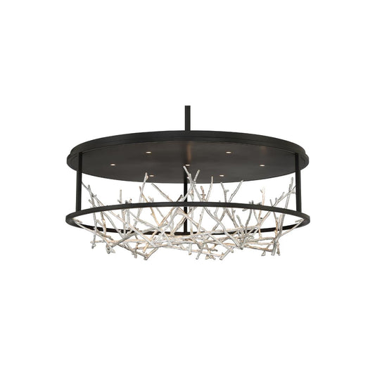 Aerie 31" Wide LED Abstract Drum Chandelier