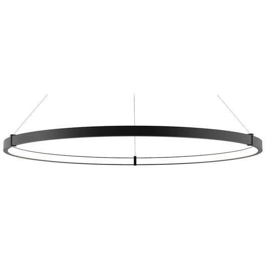 Mucci 60" Wide LED Ring Chandelier with Inward Facing Luminaire