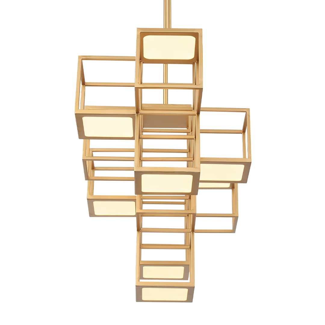 Ferro 40" Wide LED Abstract Chandelier