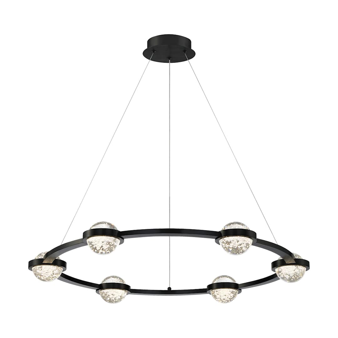 Circolo 6 Light 36" Wide LED Ring Chandelier