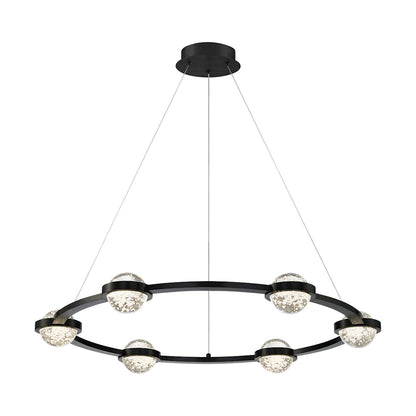 Circolo 6 Light 36" Wide LED Ring Chandelier