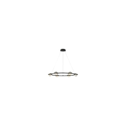 Circolo 6 Light 36" Wide LED Ring Chandelier