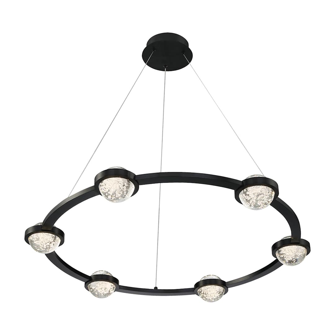 Circolo 6 Light 36" Wide LED Ring Chandelier