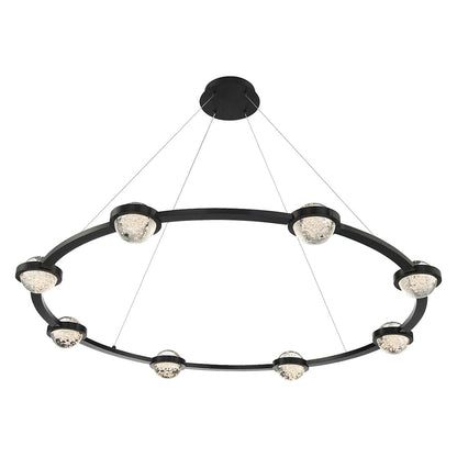 Circolo 8 Light 48" Wide LED Ring Chandelier