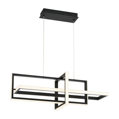 Bordo 3 Light 38" Wide LED Abstract Chandelier