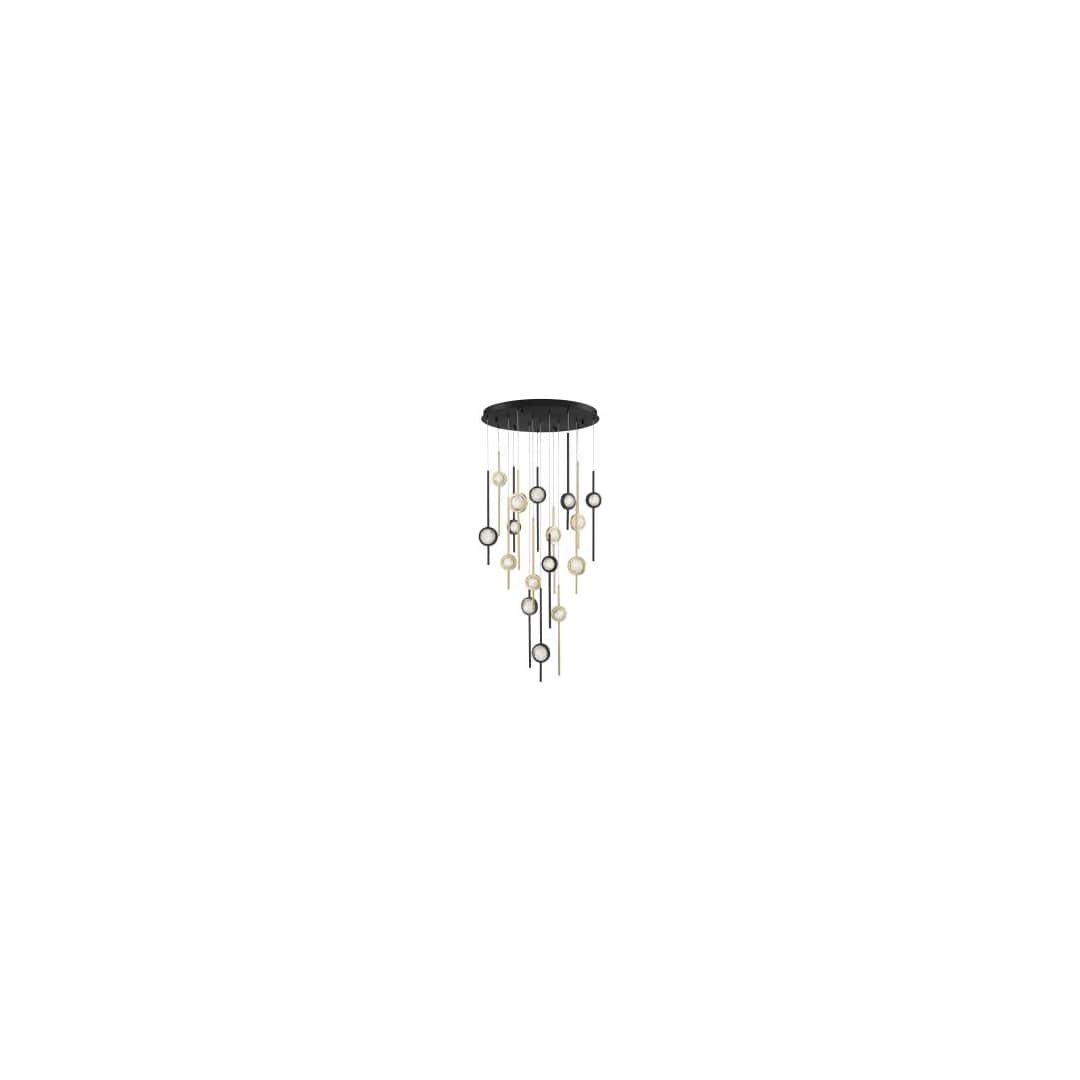 Barletta 16 Light 32" Wide LED Abstract Multi Light Pendant