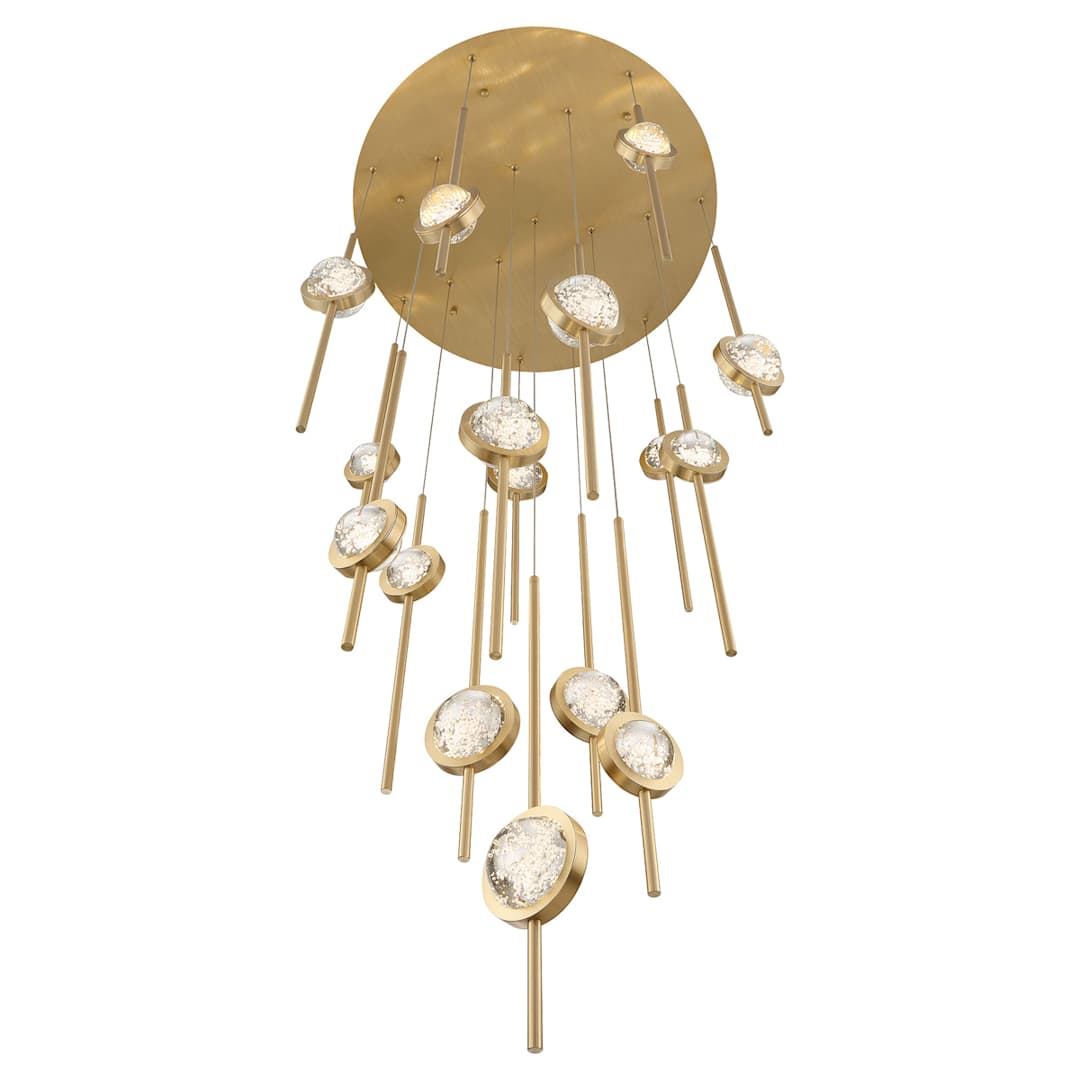 Barletta 16 Light 32" Wide LED Abstract Multi Light Pendant