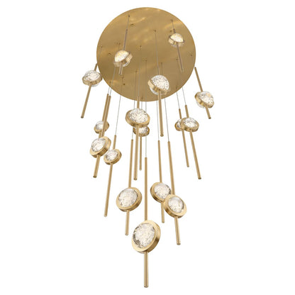 Barletta 16 Light 32" Wide LED Abstract Multi Light Pendant