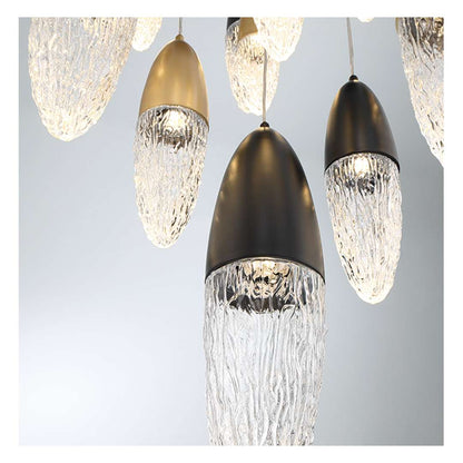 ?crou 12 Light 30" Wide Suspension Multi Light Pendant