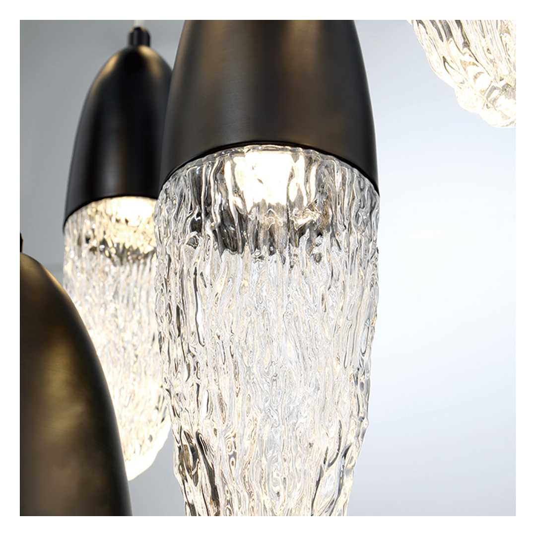 ?crou 12 Light 30" Wide Suspension Multi Light Pendant