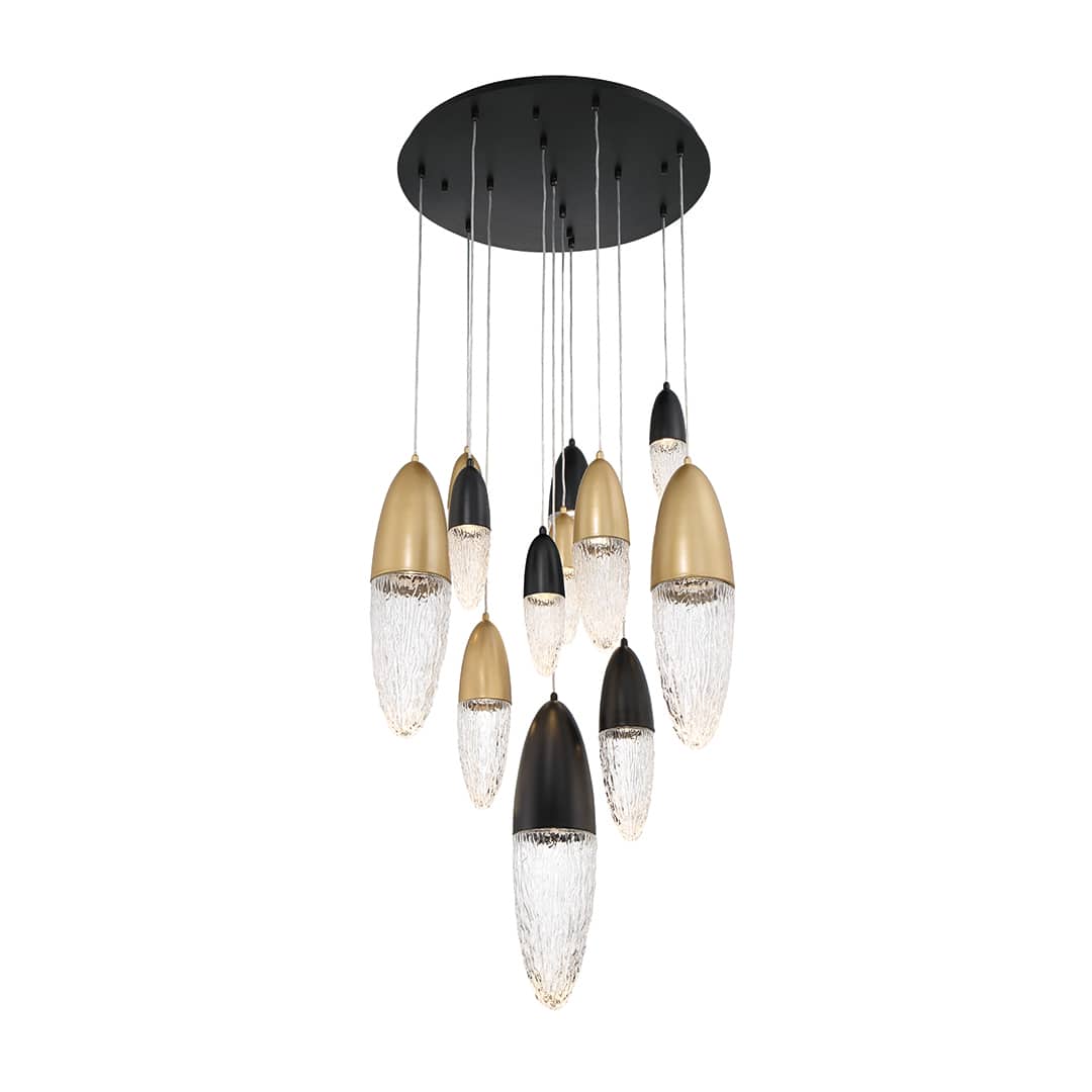 ?crou 12 Light 30" Wide Suspension Multi Light Pendant
