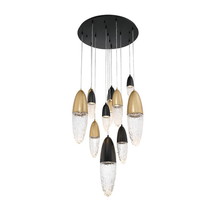 ?crou 12 Light 30" Wide Suspension Multi Light Pendant