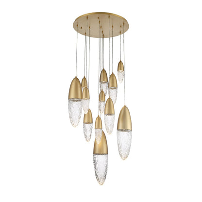 ?crou 12 Light 30" Wide Suspension Multi Light Pendant
