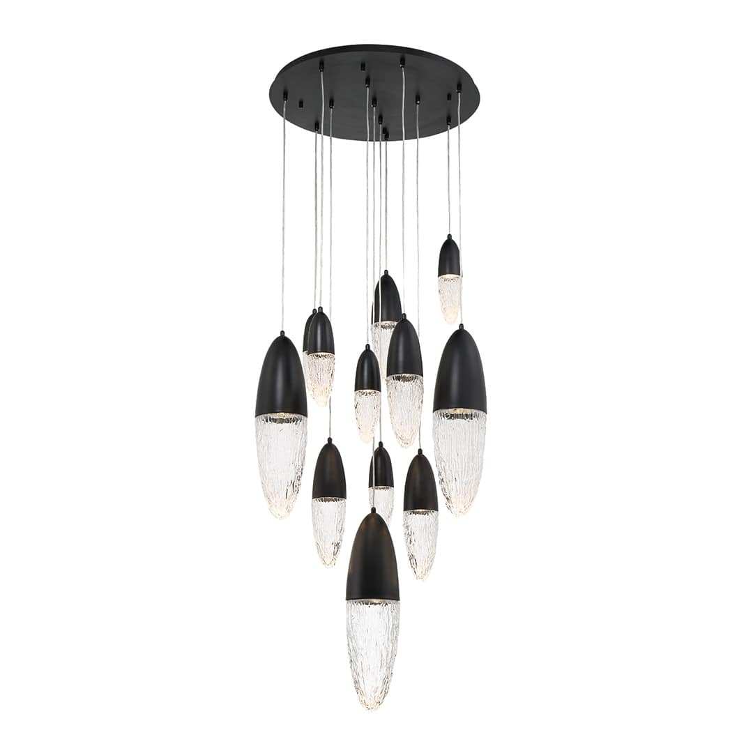 ?crou 12 Light 30" Wide Suspension Multi Light Pendant
