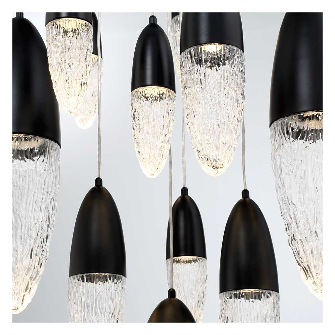 ?crou 12 Light 30" Wide Suspension Multi Light Pendant