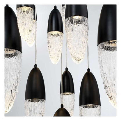 ?crou 12 Light 30" Wide Suspension Multi Light Pendant