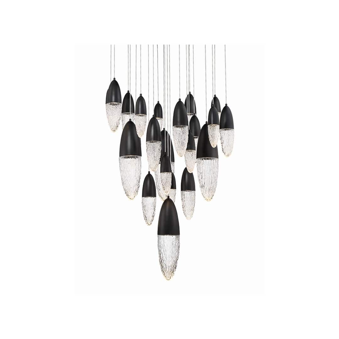 ?crou 22 Light 40" Wide Suspension Multi Light Pendant