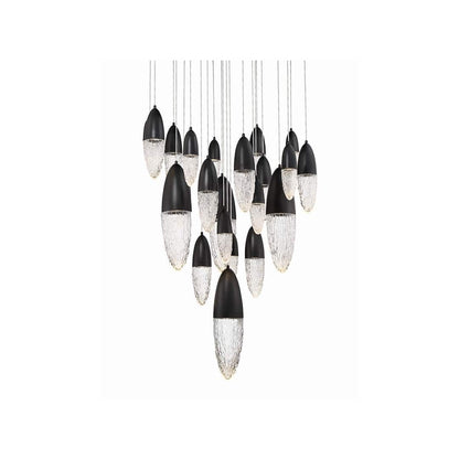 ?crou 22 Light 40" Wide Suspension Multi Light Pendant