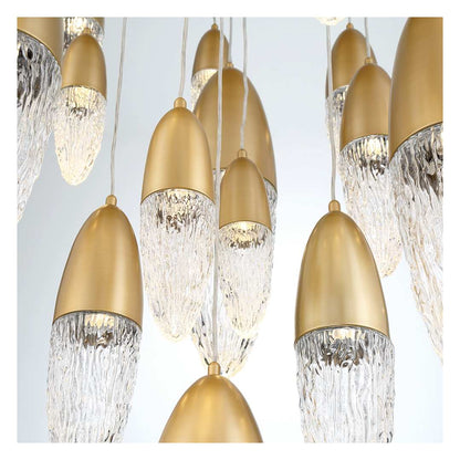 ?crou 22 Light 40" Wide Suspension Multi Light Pendant