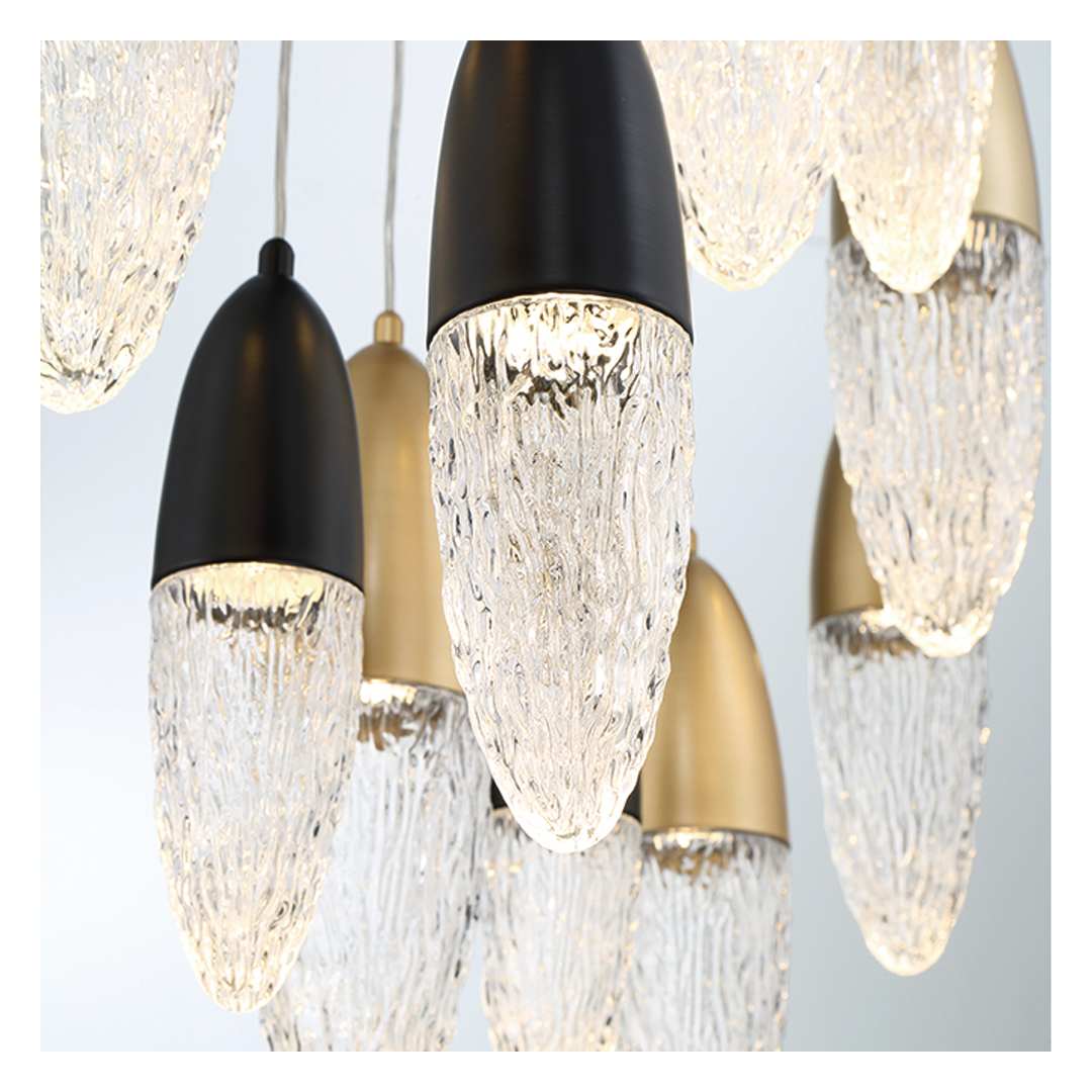 ?crou 22 Light 40" Wide Suspension Multi Light Pendant