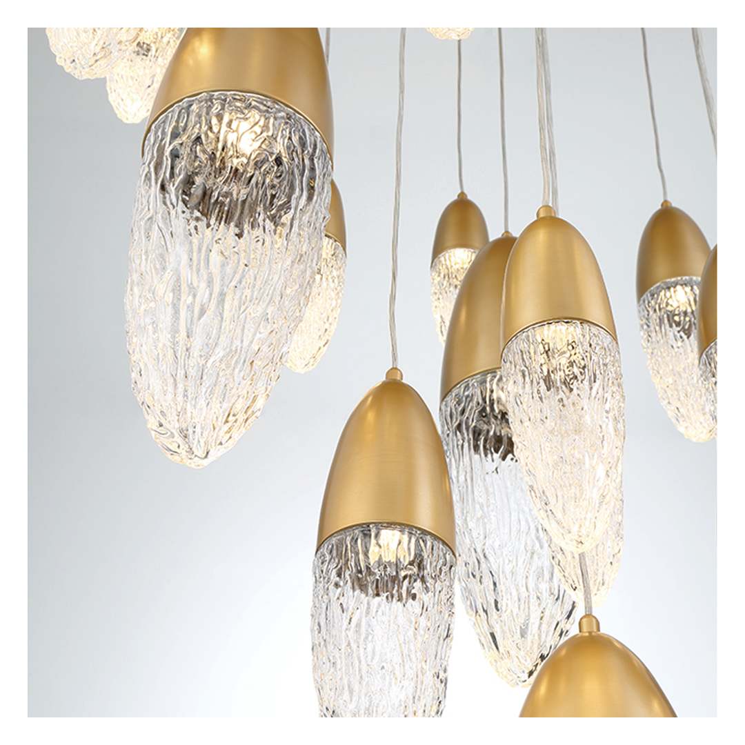 ?crou 22 Light 40" Wide Suspension Multi Light Pendant