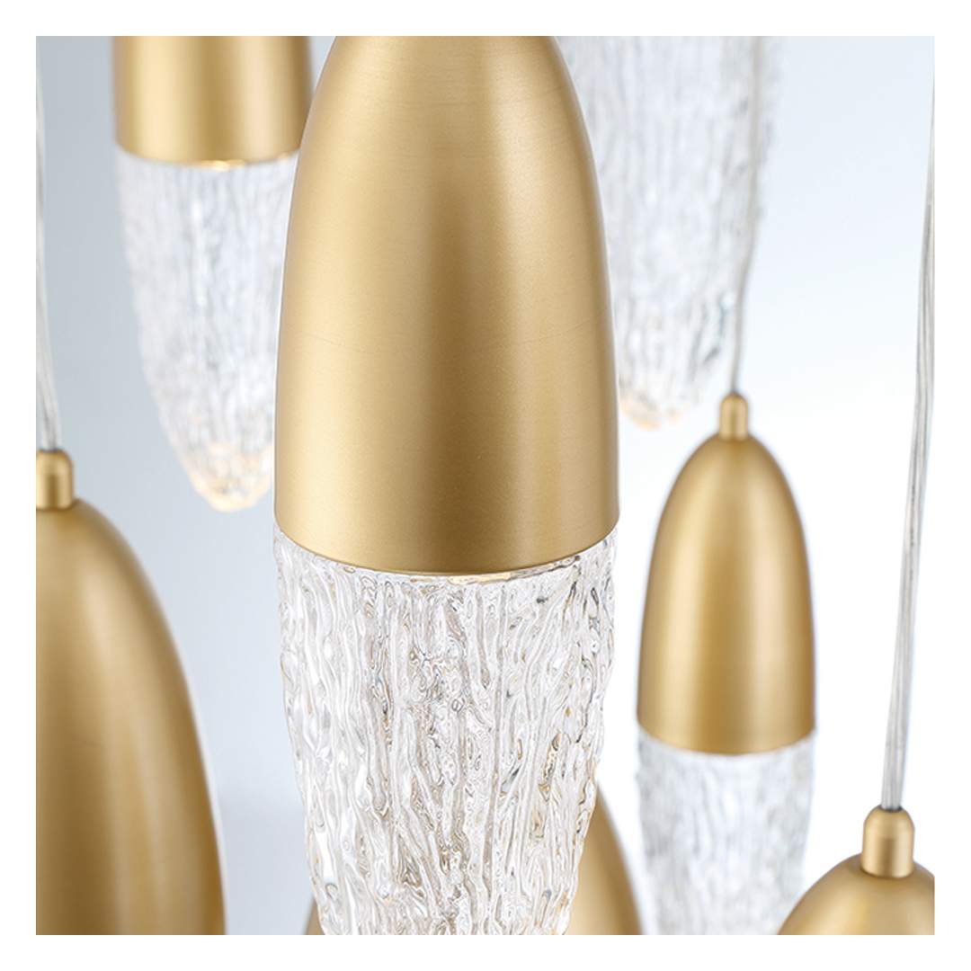 ?crou 22 Light 40" Wide Suspension Multi Light Pendant