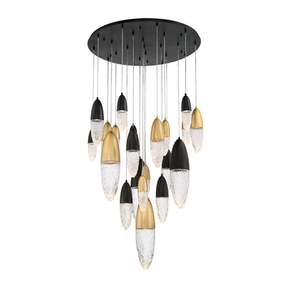 ?crou 22 Light 40" Wide Suspension Multi Light Pendant