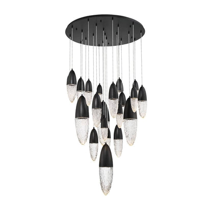 ?crou 22 Light 40" Wide Suspension Multi Light Pendant
