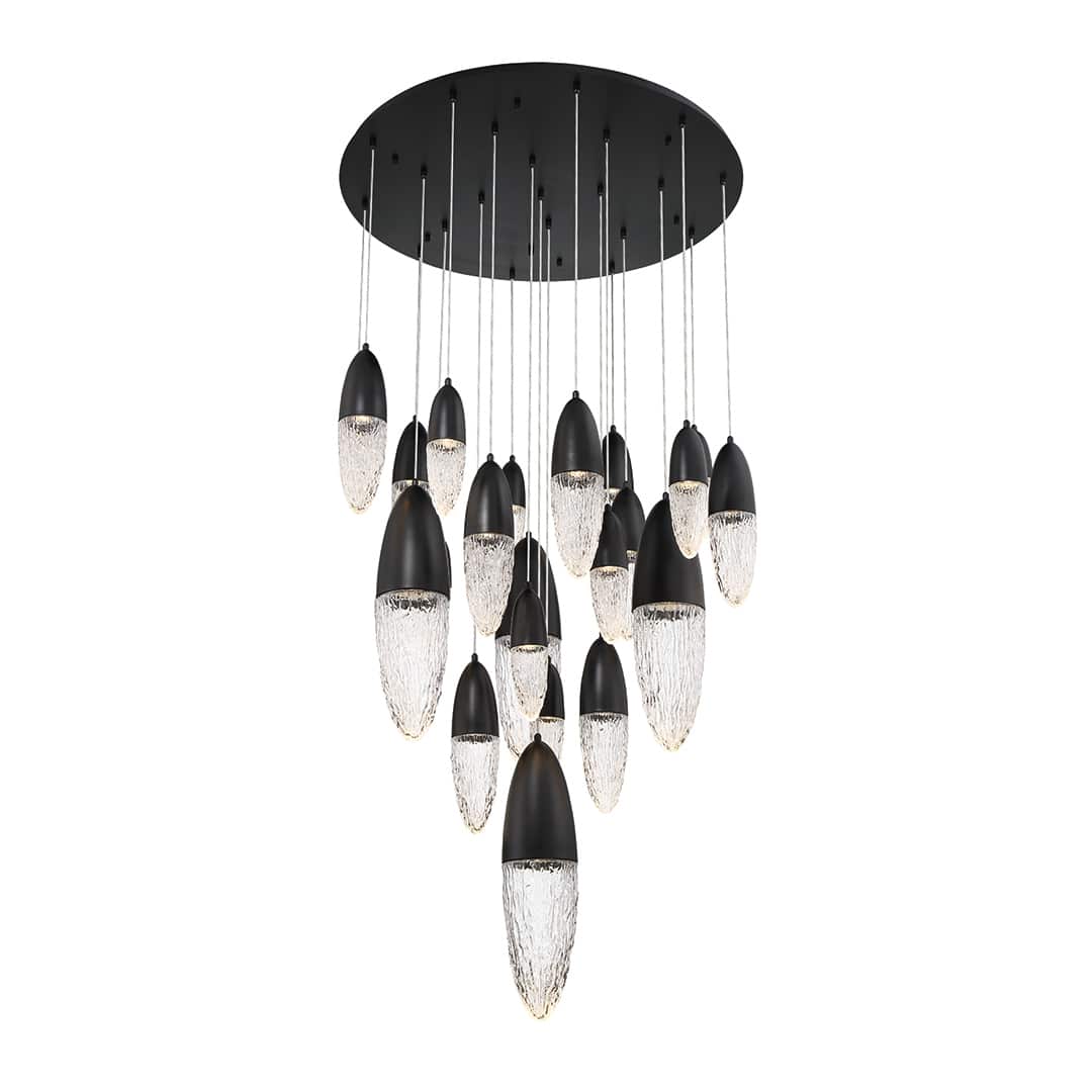 ?crou 22 Light 40" Wide Suspension Multi Light Pendant