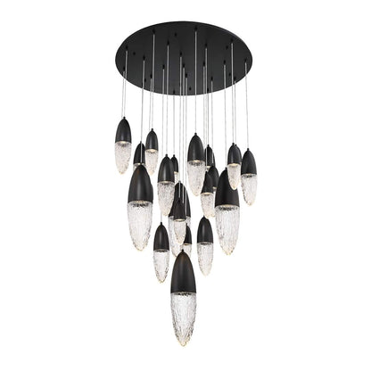 ?crou 22 Light 40" Wide Suspension Multi Light Pendant