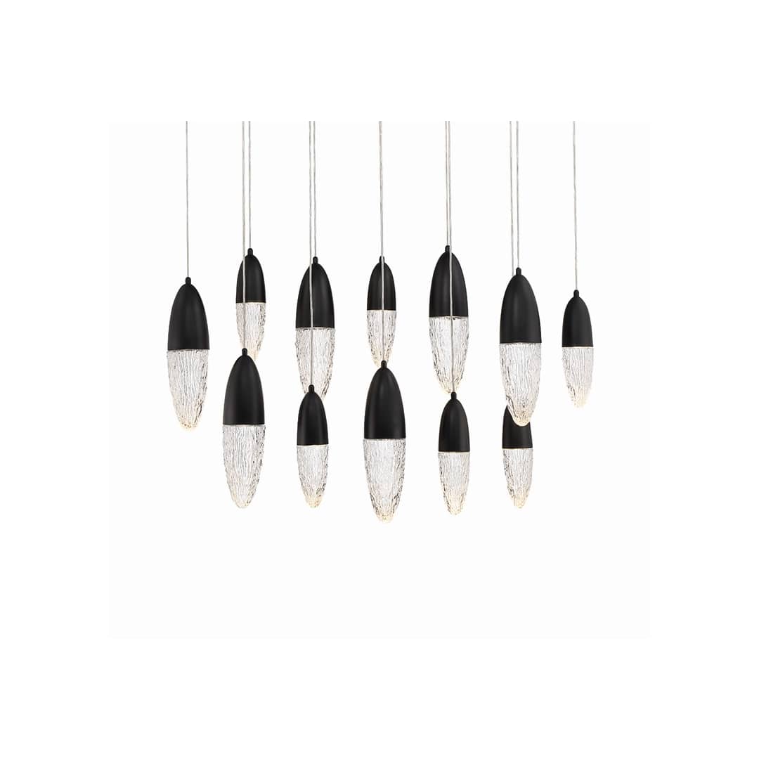 ?crou 12 Light 14" Wide Suspension Multi Light Pendant