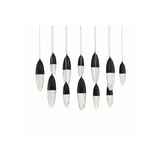 ?crou 12 Light 14" Wide Suspension Multi Light Pendant
