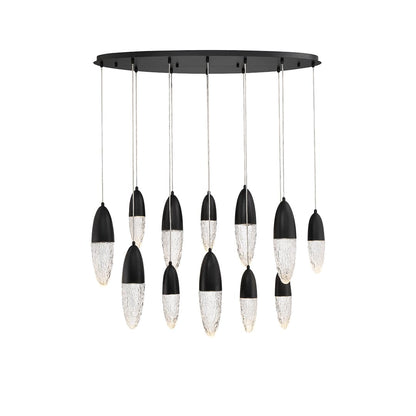 ?crou 12 Light 14" Wide Suspension Multi Light Pendant