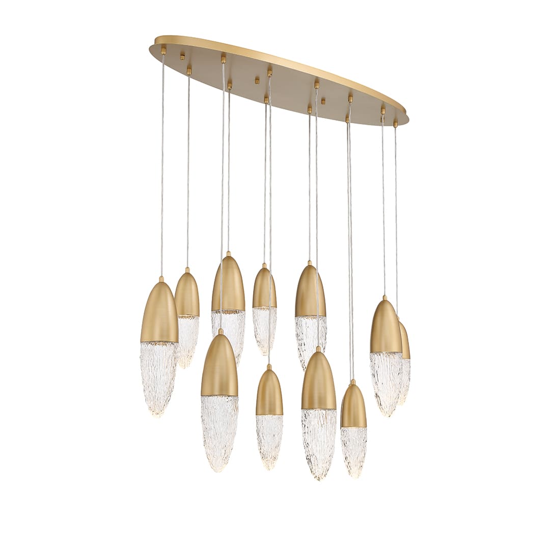 ?crou 12 Light 14" Wide Suspension Multi Light Pendant