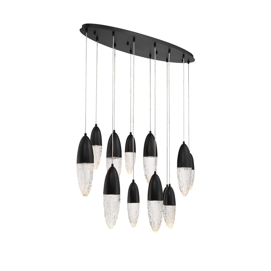 ?crou 12 Light 14" Wide Suspension Multi Light Pendant