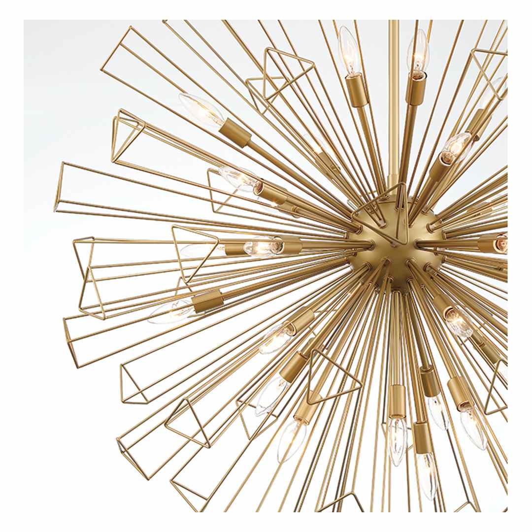 Dendelio 35 Light 54" Wide Sputnik Chandelier