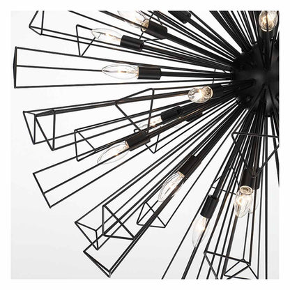 Dendelio 35 Light 54" Wide Sputnik Chandelier