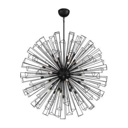 Dendelio 35 Light 54" Wide Sputnik Chandelier