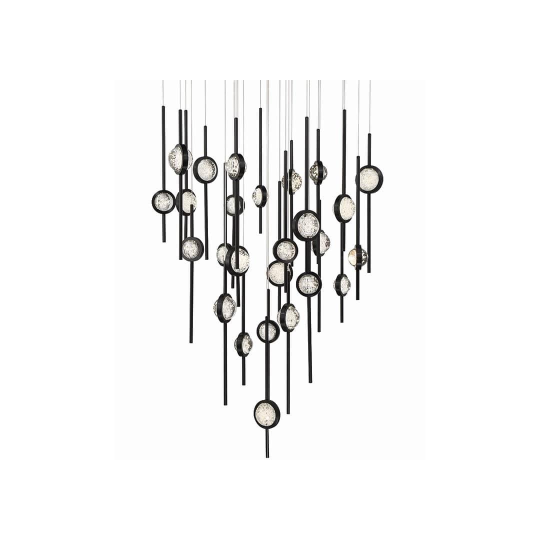 Barletta 40" Wide LED Suspension Multi Light Pendant