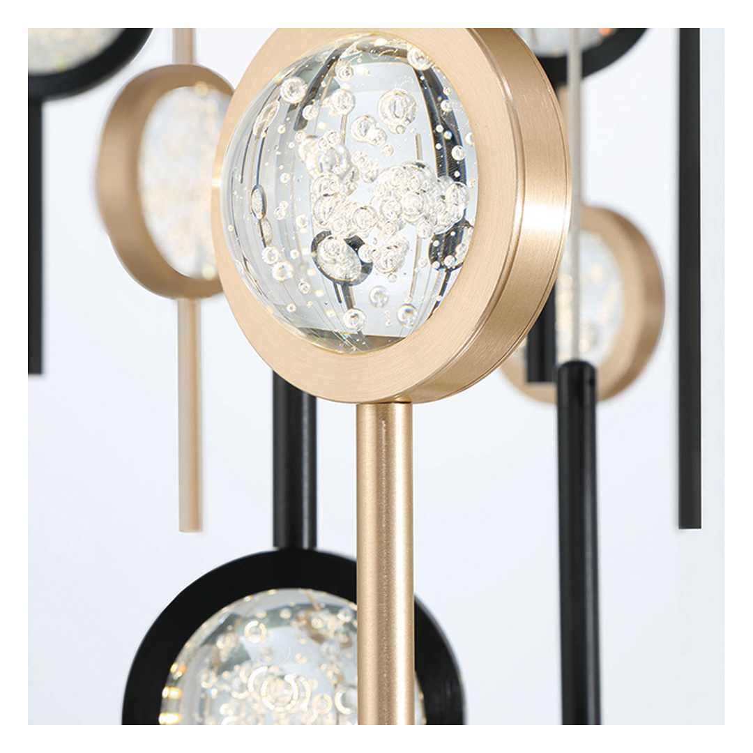 Barletta 40" Wide LED Suspension Multi Light Pendant